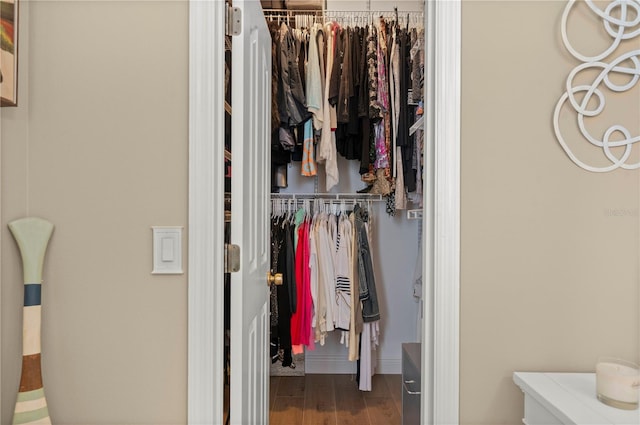 view of closet