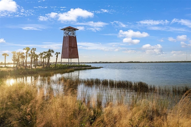 view of water feature