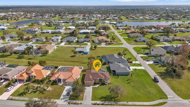 2262 Rio De Janeiro Ave, Punta Gorda, FL 33983 - aerial view of property and surrounding area with a large body of water and nearby suburban area