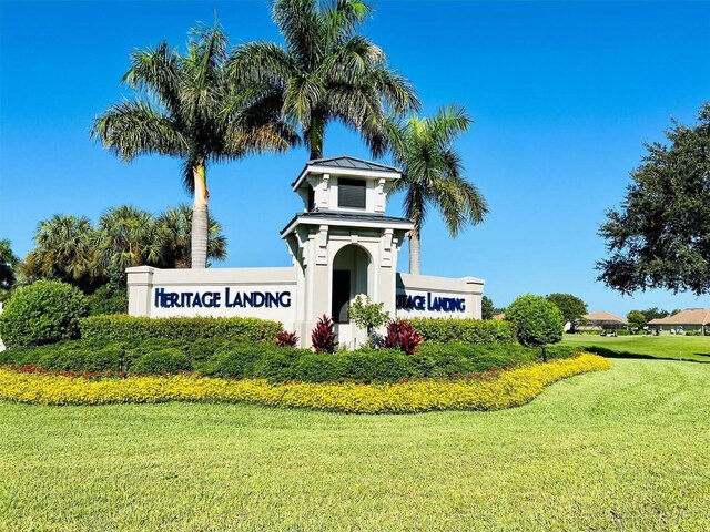 14640 Sycamore Ct Unit 2822, Punta Gorda, FL 33955 - community sign featuring a yard