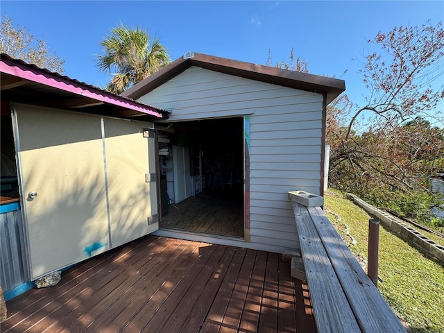 view of deck