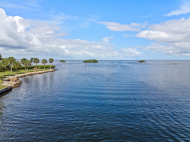 view of water feature