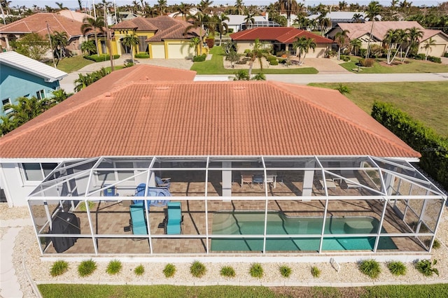 exterior space with a patio area and a lanai