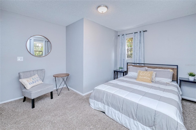 3173 S Cranberry Blvd, North Port, FL 34286 - bedroom featuring carpet flooring, a textured ceiling, and baseboards