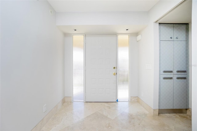 view of entrance foyer