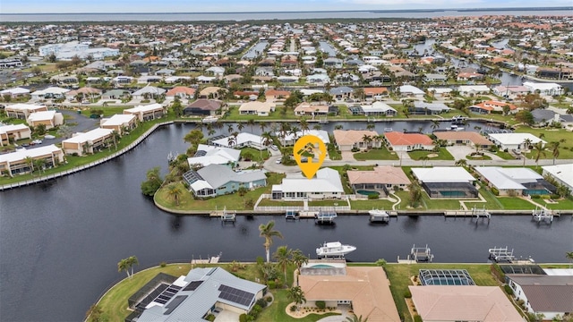 950 Genoa Ct, Punta Gorda, FL 33950 - aerial view of property and surrounding area featuring nearby suburban area and a large body of water