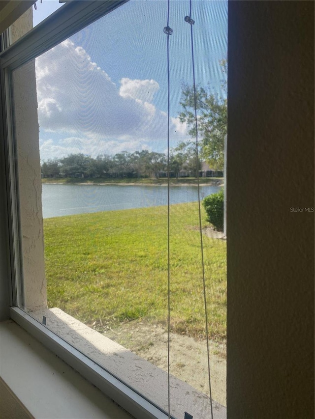 view of water feature