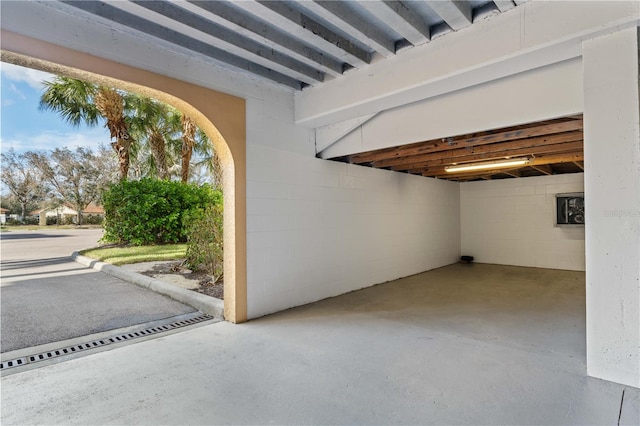 basement featuring a wealth of natural light