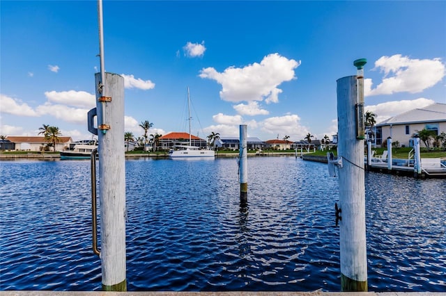 2868 Coral Way, Punta Gorda, FL 33950 - dock featuring a water view and a residential view