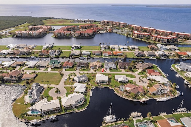 2868 Coral Way, Punta Gorda, FL 33950 - aerial perspective of suburban area with a nearby body of water