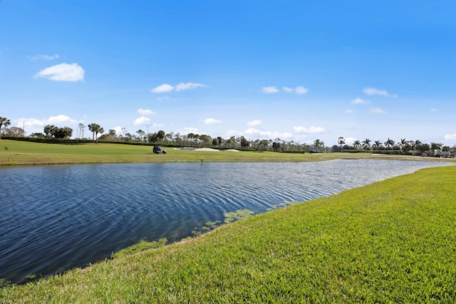 view of water feature