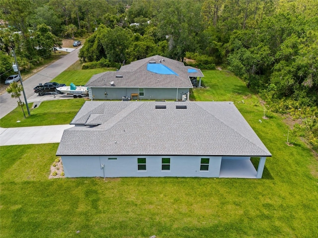 2404 Hanford Ln, North Port, FL 34288 - birds eye view of property featuring a forest view