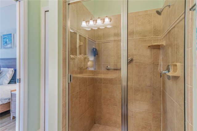 2765 Arugula Dr, North Port, FL 34289 - bathroom featuring connected bathroom and a stall shower
