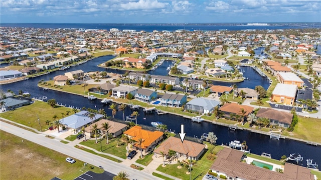 2736 Magdalina Dr, Punta Gorda, FL 33950 - birds eye view of property featuring a water view and a residential view