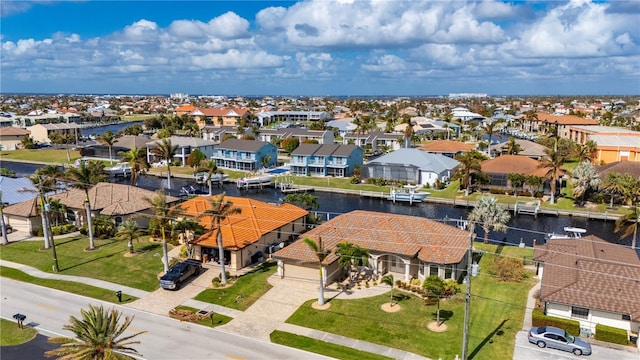 2736 Magdalina Dr, Punta Gorda, FL 33950 - birds eye view of property featuring a water view and a residential view