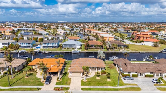 2736 Magdalina Dr, Punta Gorda, FL 33950 - birds eye view of property featuring a residential view and a water view