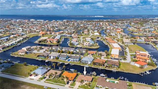 2736 Magdalina Dr, Punta Gorda, FL 33950 - birds eye view of property with a water view and a residential view