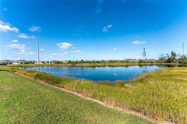 property view of water