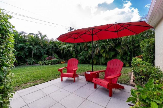 view of patio