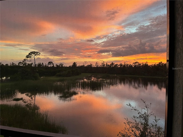 property view of water