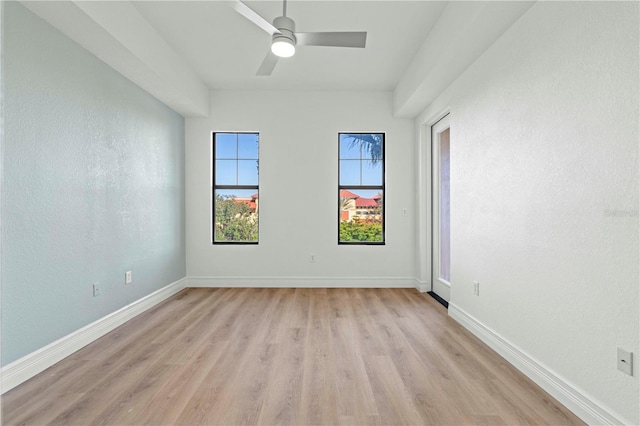 95 Vivante Blvd Unit 9534, Punta Gorda, FL 33950 - empty room with light wood-type flooring and ceiling fan