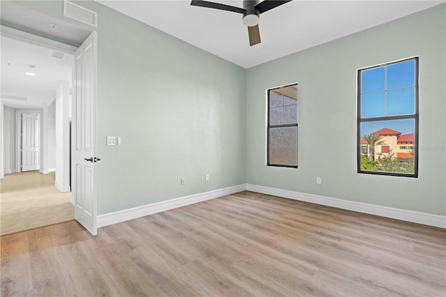95 Vivante Blvd Unit 9534, Punta Gorda, FL 33950 - empty room featuring light wood finished floors and a ceiling fan