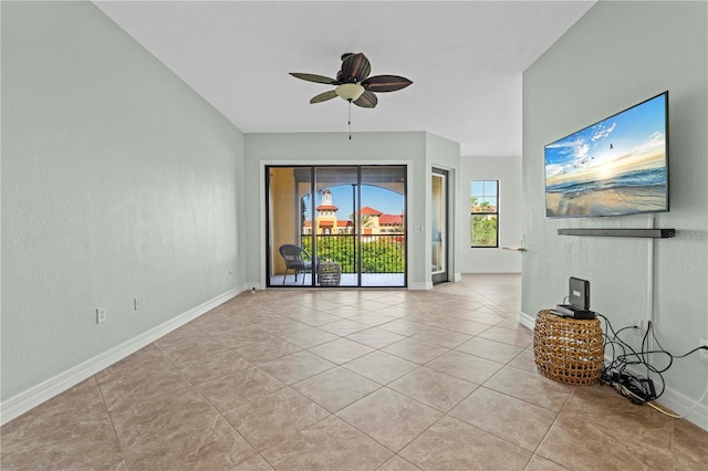 95 Vivante Blvd Unit 9534, Punta Gorda, FL 33950 - empty room featuring a ceiling fan and light tile patterned flooring
