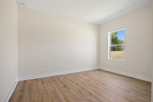 3779 Clearfield St, North Port, FL 34286 - empty room with baseboards and light wood-type flooring