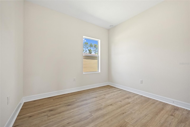 3779 Clearfield St, North Port, FL 34286 - spare room with light wood-type flooring and baseboards