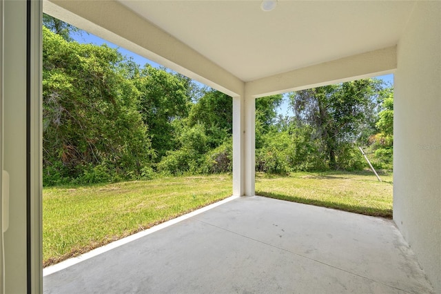 1415 Nackman Rd, North Port, FL 34288 - view of patio / terrace featuring view of scattered trees