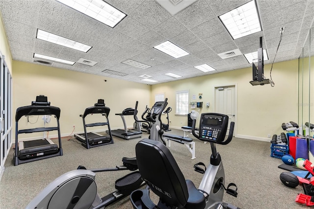 view of exercise room