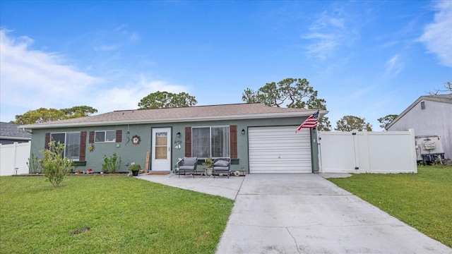 view of front of home with a front yard