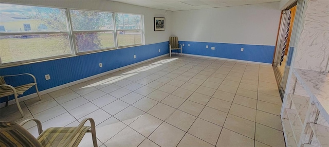 view of tiled spare room