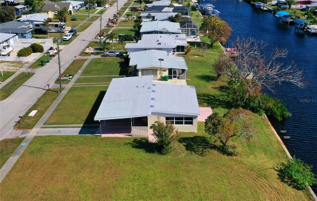 554 Lindley Ter, Port Charlotte, FL 33952 - aerial perspective of suburban area featuring a nearby body of water