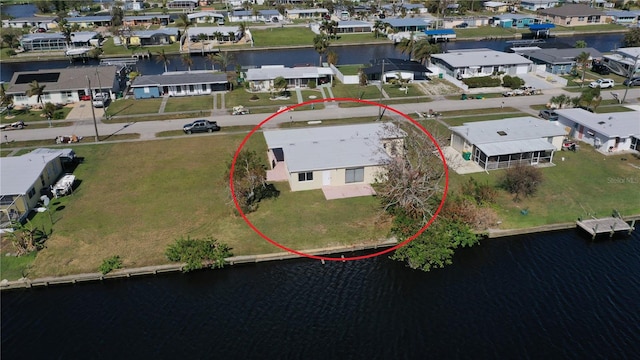 554 Lindley Ter, Port Charlotte, FL 33952 - aerial view of property's location with a large body of water and nearby suburban area