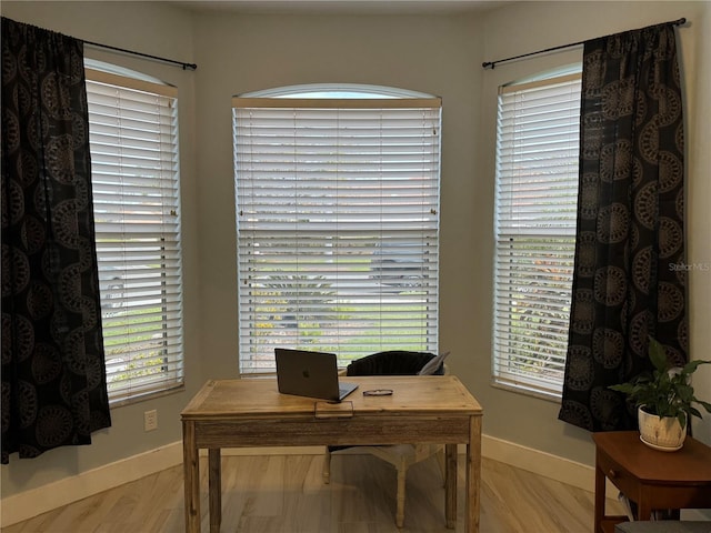 5101 Pine Shadow Ln, North Port, FL 34287 - office space with light wood finished floors and baseboards