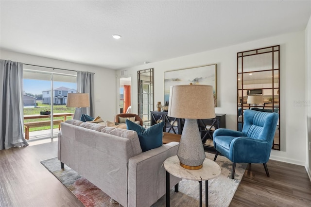 16307 Alcira Cir, Punta Gorda, FL 33955 - living room with wood finished floors and recessed lighting