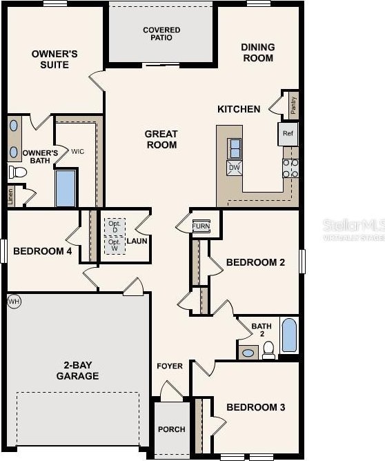 16307 Alcira Cir, Punta Gorda, FL 33955 - view of floor plan / room layout
