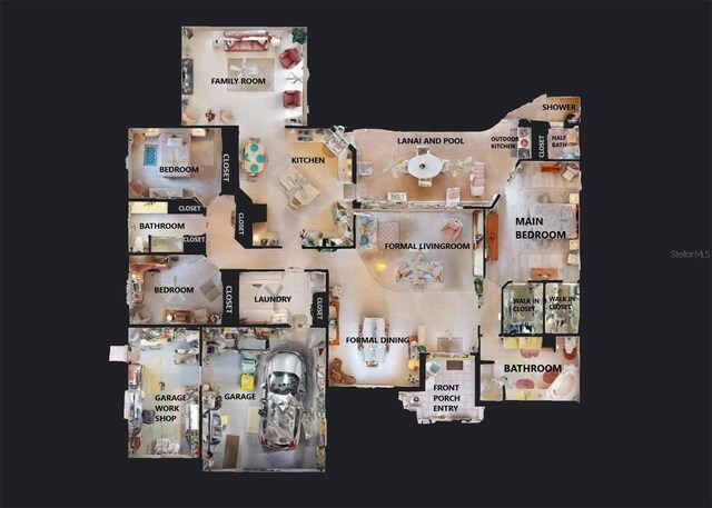 198 Coblentz St, Port Charlotte, FL 33954 - home floor plan