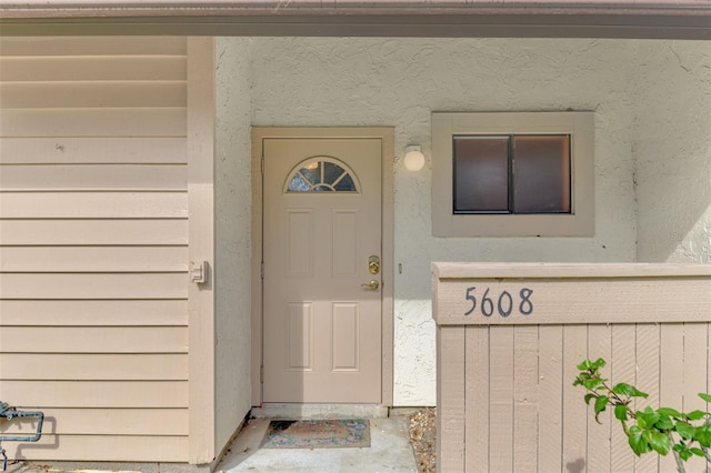 view of entrance to property