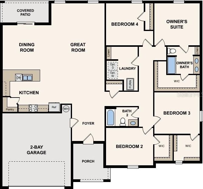 425 Rio De Janeiro Ave, Punta Gorda, FL 33983 - home floor plan