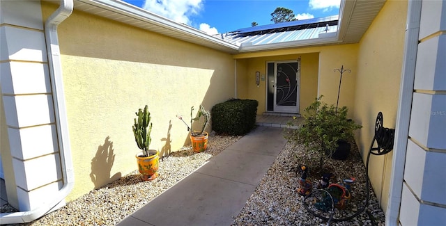 view of entrance to property