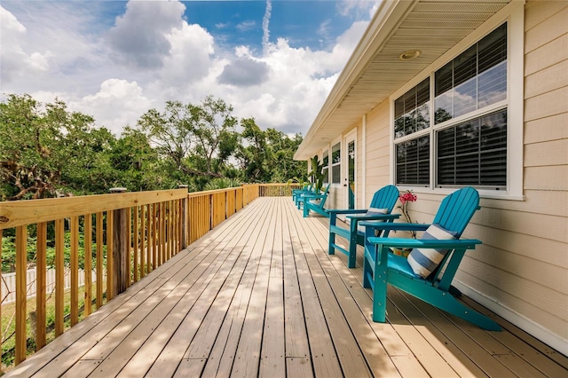 view of deck