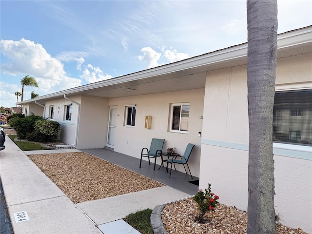 exterior space featuring a patio area