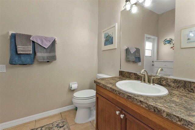2388 Silver Palm Rd, North Port, FL 34288 - bathroom with vanity and tile patterned floors