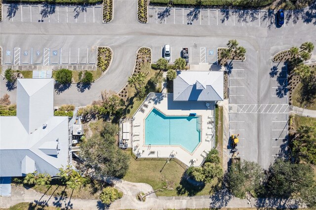 2388 Silver Palm Rd, North Port, FL 34288 - drone / aerial view of a pool area