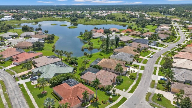 2388 Silver Palm Rd, North Port, FL 34288 - aerial view of residential area with a large body of water