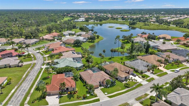 2388 Silver Palm Rd, North Port, FL 34288 - aerial view of property's location with nearby suburban area and a large body of water