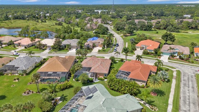 2388 Silver Palm Rd, North Port, FL 34288 - aerial view of residential area with a nearby body of water