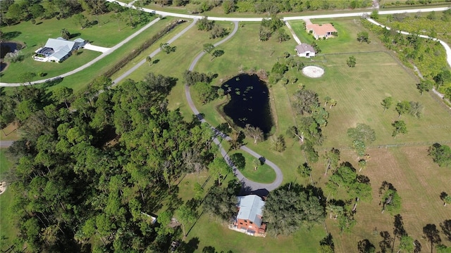 drone / aerial view featuring a rural view